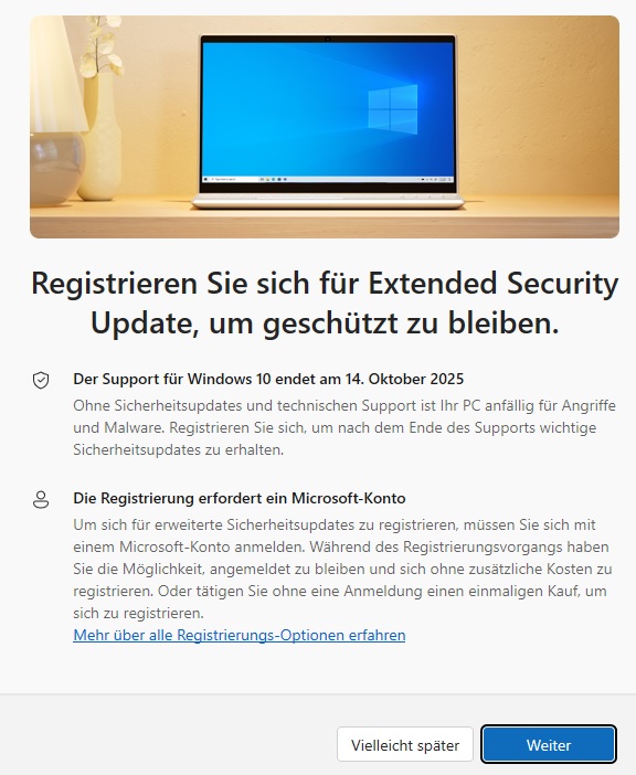 Support Ende von Windows 11